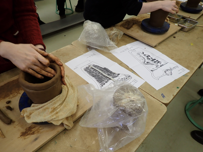 実験考古学講座　縄文土器づくり