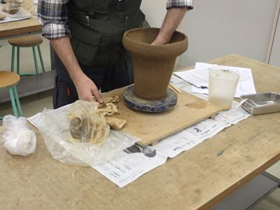 実験考古学講座　縄文土器づくり