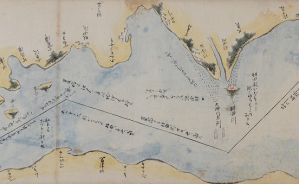 江戸より伊勢へ海上航路絵図（神戸大学海事博物館蔵）